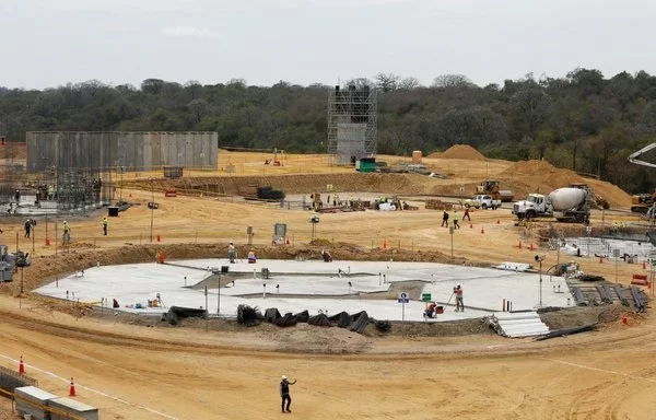 El sitio de una prisión de máxima seguridad en construcción en la provincia de Santa Elena, Ecuador. [Gobierno de Ecuador]