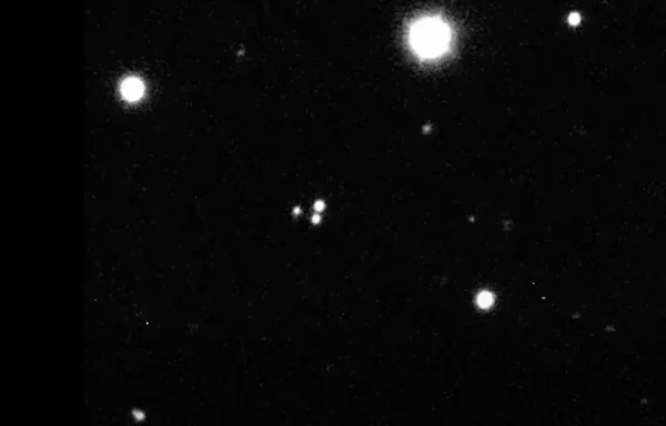 
Una captura de pantalla de un video muestra el asteroide cercano a la Tierra 2024 YR4 observado con el Very Large Telescope del Observatorio Europeo Austral en enero. [ESO/O. Hainaut et al.]        